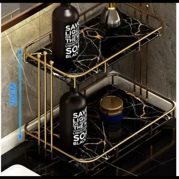 Iron Art Nordic Style Bathroom Rack Lipstick Perfume Cosmetic storage.