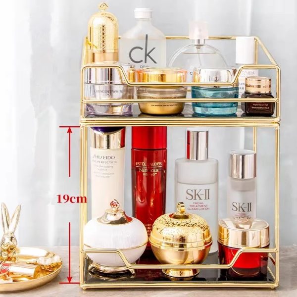 Cosmetic Storage Easy to Organize Premium Bathroom Countertop.