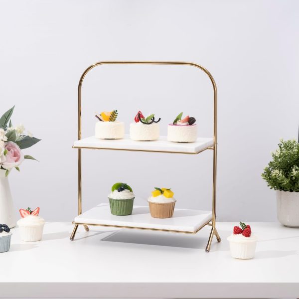 Modern Design 2 Layers Organizer for Vanity & Food.